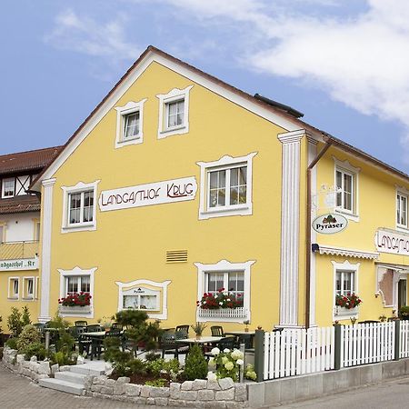 Landgasthof Krug Dechendorf Exterior foto