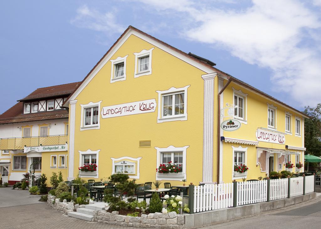 Landgasthof Krug Dechendorf Exterior foto
